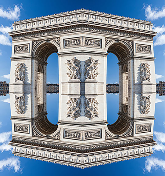 Arc de Triomphe in Paris, France