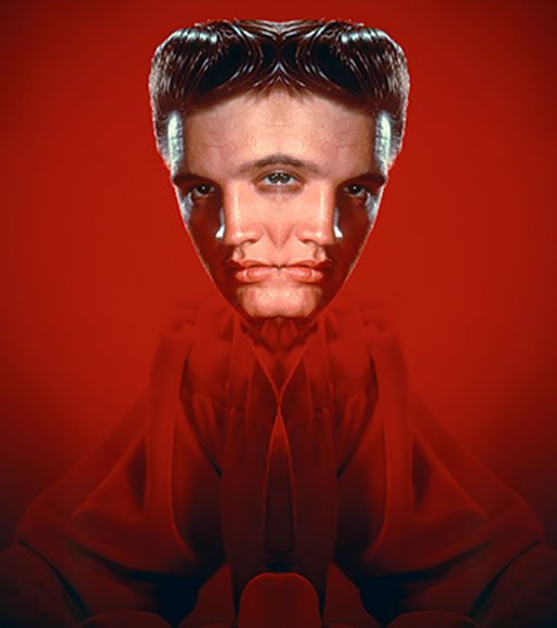 American singer Elvis Presley