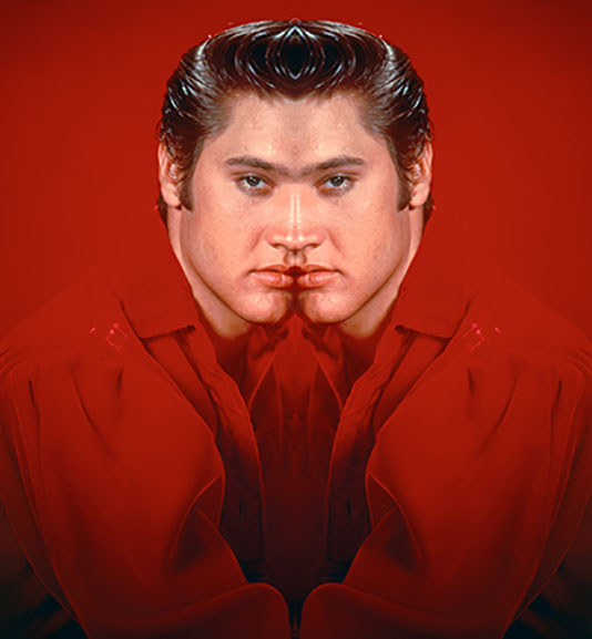 American singer Elvis Presley