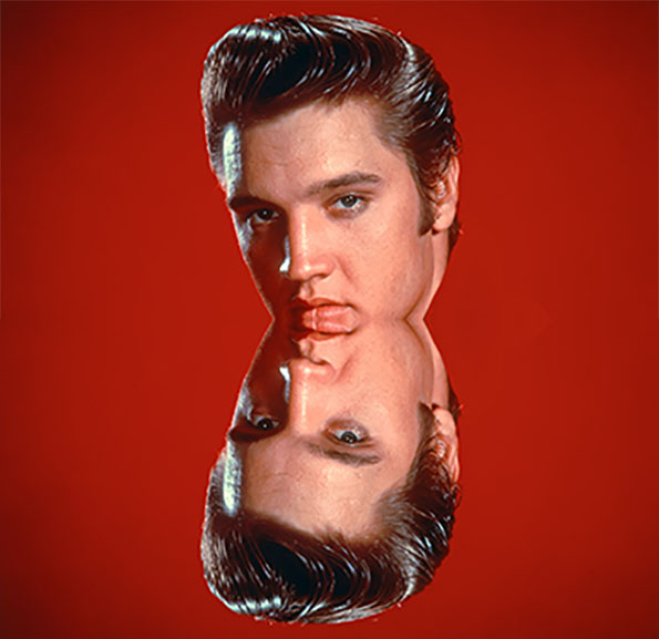 American singer Elvis Presley